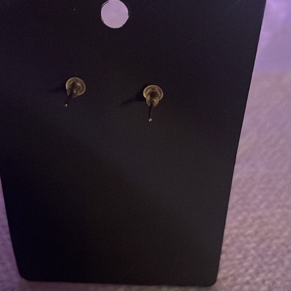 Gold disc and pick tassel earrings - Picture 2 of 2